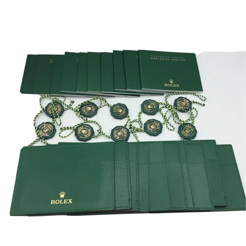 ROLEX Green Tag Pass Case Warranty Translation 30 set Genuine r50418001