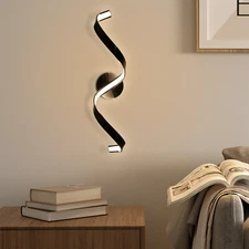 LED Wall Lamp, Spiral Wall Light, Wall Lamp Light fits Hallway Bedroom