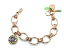 Mariana Bracelet Guardian Angel Eggnog  Swarovski Crystal Chain Winter Wonder...