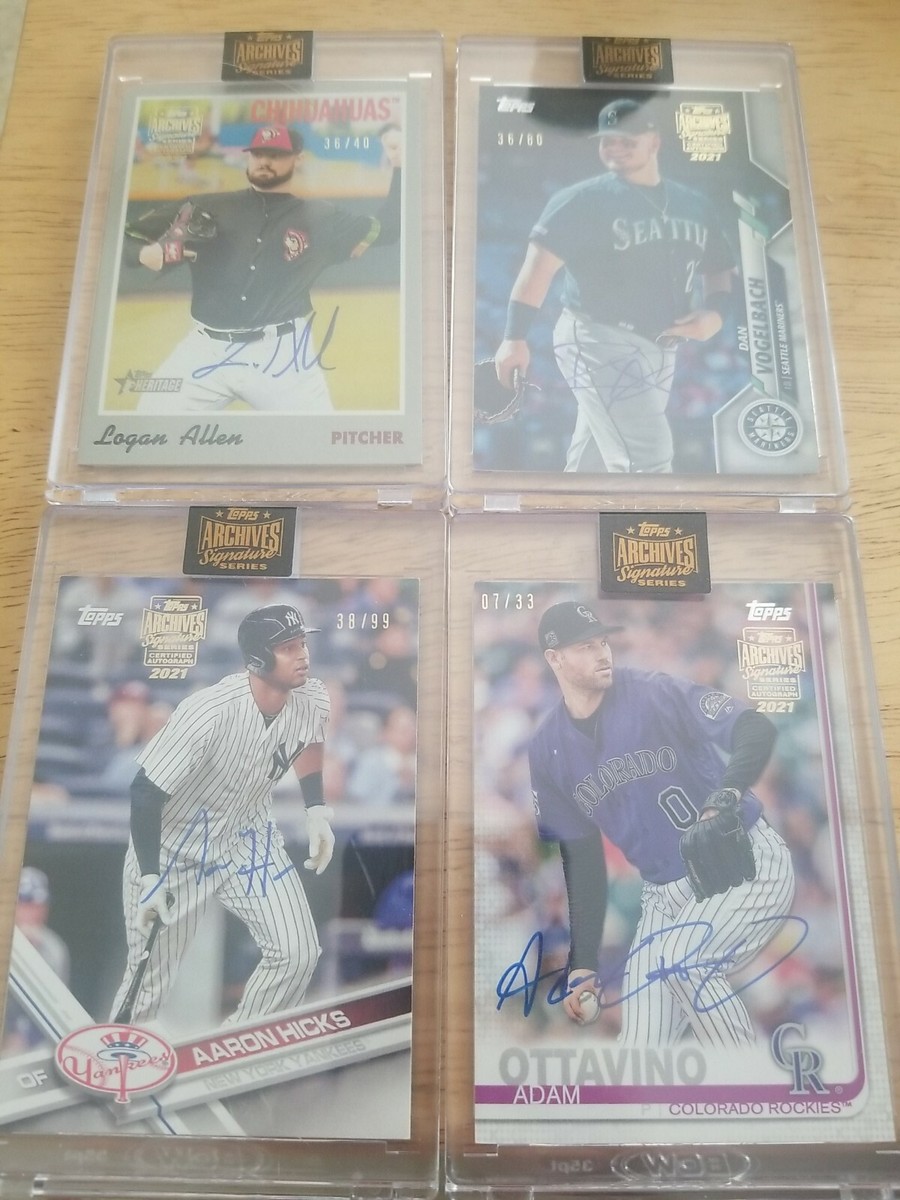 Lot Of (4) Topps Archives Signature And Numbered Cards | eBay Lot Of (4) Topps Archives Signature And Numbered Cards | eBay