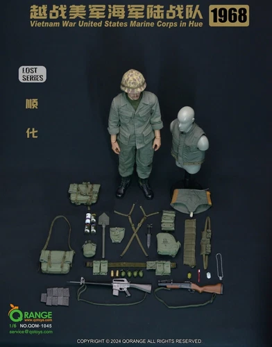 QORANGE QOTOYS Vietnam War USMC in Hue 1968 Clothes & Equipment Accessory 1/6 - Picture 9 of 9