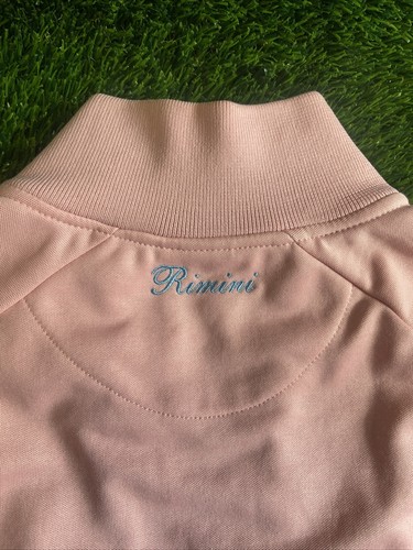 Ellesse Rimini Trainingsjacke Herren L Full Zip Langarm Streifen Sport Pink Blau - Bild 6 von 13