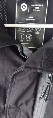 Jack And Jones Nine Zero Core Men's Hooded Puffer/Ski Jacket Size Large - Picture 3 of 11