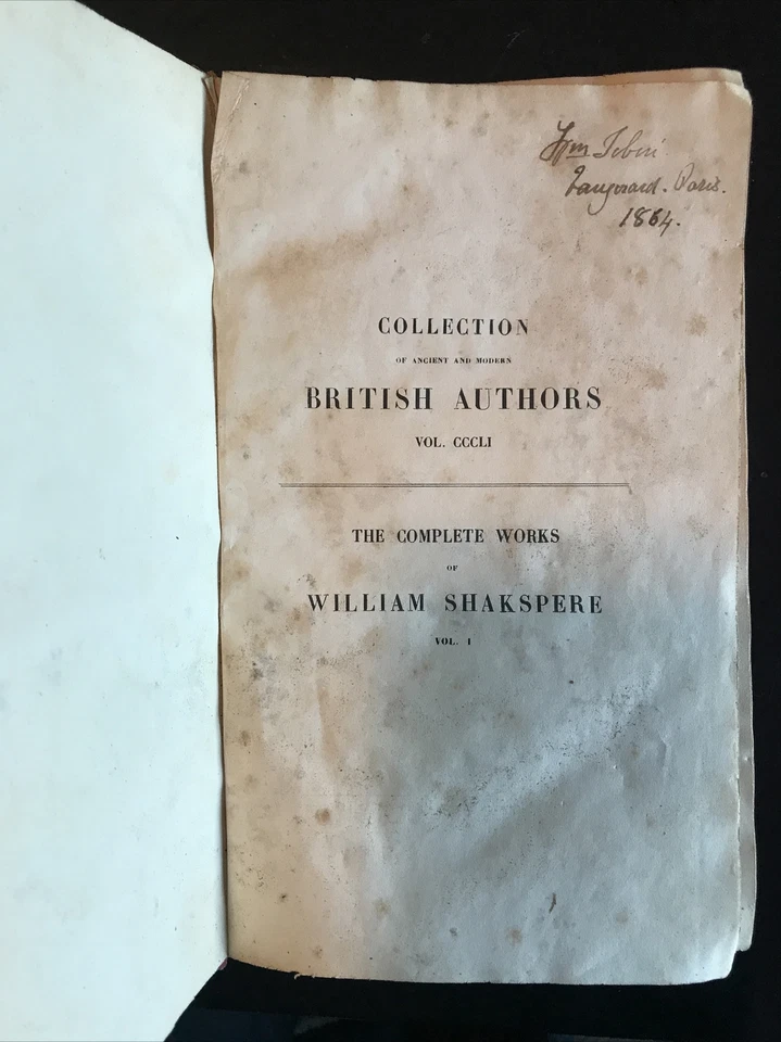 The Complete Works of W. Shakspere - Image 4 of 4