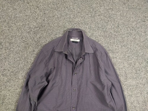 Vintage Versace Collection Light purple premium striped buttons shirt - Picture 8 of 19