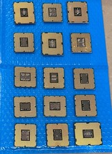 Lot of 15 Intel CPU Processors - Various Models