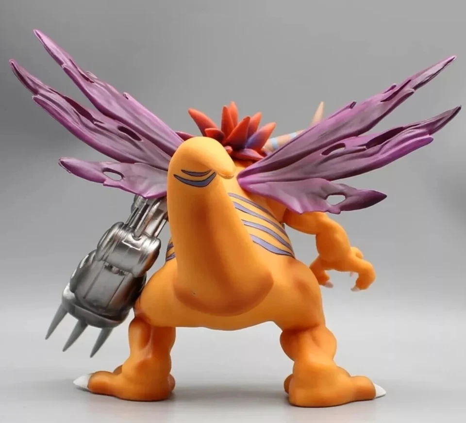Digimon Figure Metal Greymon Office Action Figure Toy Desk Decoration Statue - Image 2 of 4