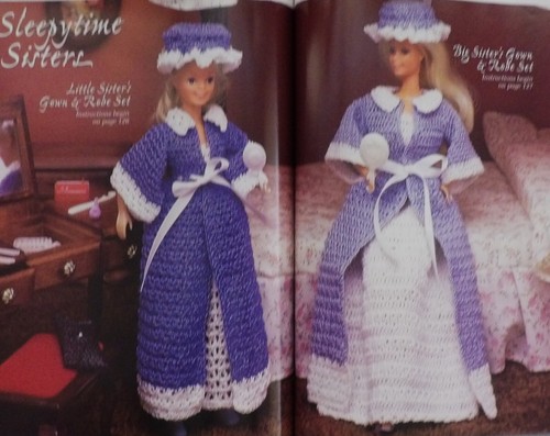 ANNIE'S Crochet DOLLS Hardcover PATTERN BOOK Barbie & more - Picture 12 of 19