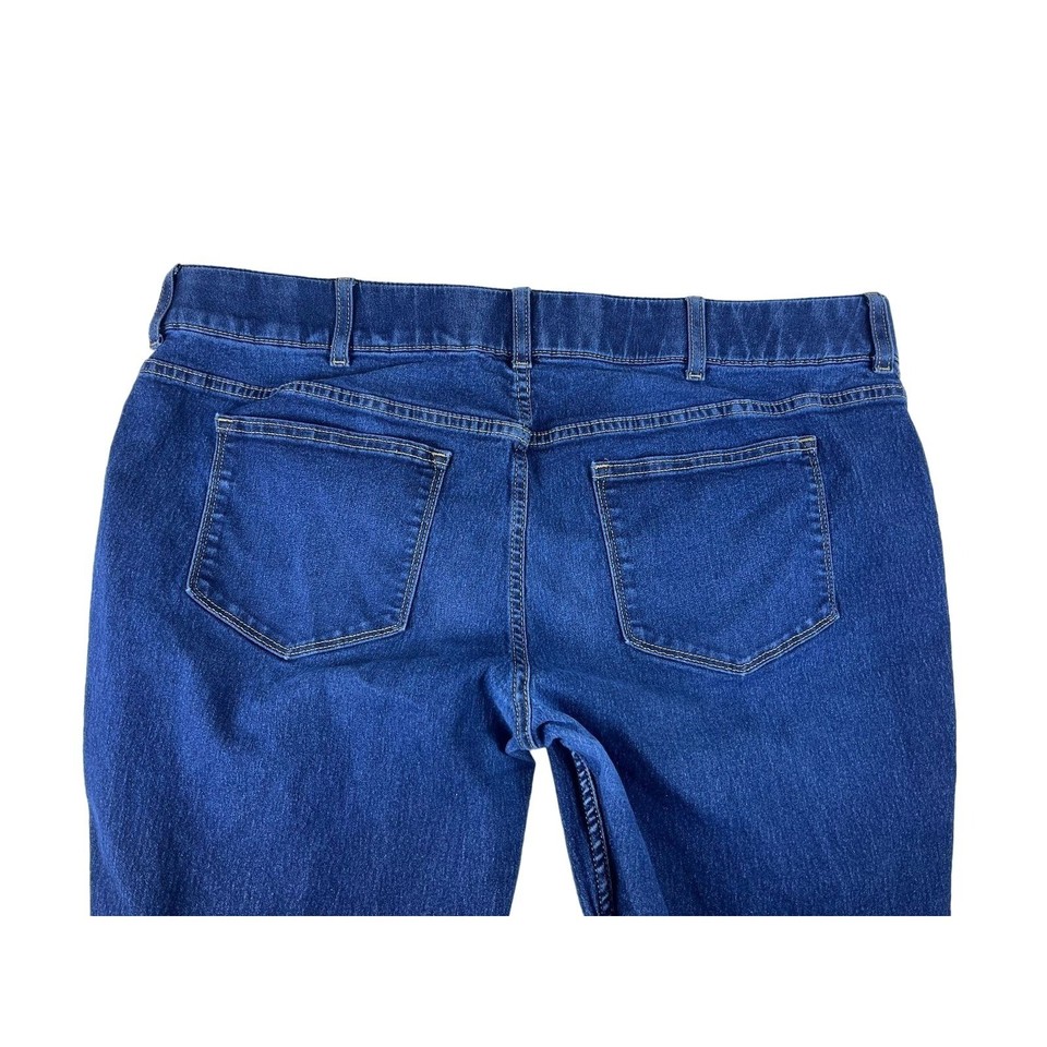 Lee Stretch Skinny Denim Jeans Women's XXL 2XL Blue High Waist Pockets