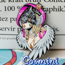 Digimon Angewomon Metal Badge Brooch Pin Bedge Collection Anime