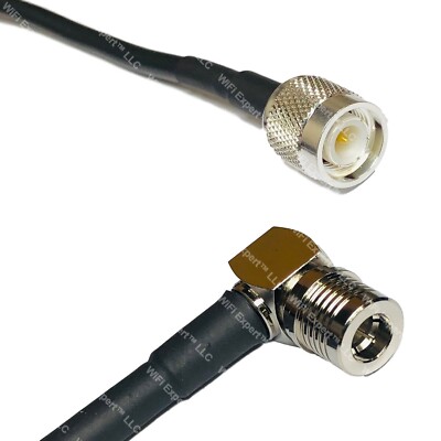 RFC240UF TNC MALE to QMA MALE ANGLE RF Cable FAST-SHIP LOT