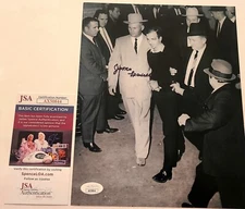 James Leavelle Autograph 8x10 Signed JFK Lee Harvey Oswald Photo USA JSA COA
