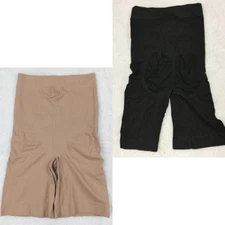 Rhonda Shear Womens Lot of 2 Shaping Shorts Bottom Multicolor High Waisted M New