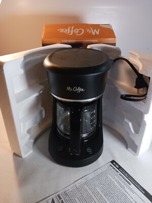 emm the shop 丸襟(black) emm petit marueri Mr. Coffee 5-Cup Programmable Coffee Maker 25 oz. Mini Brew Black