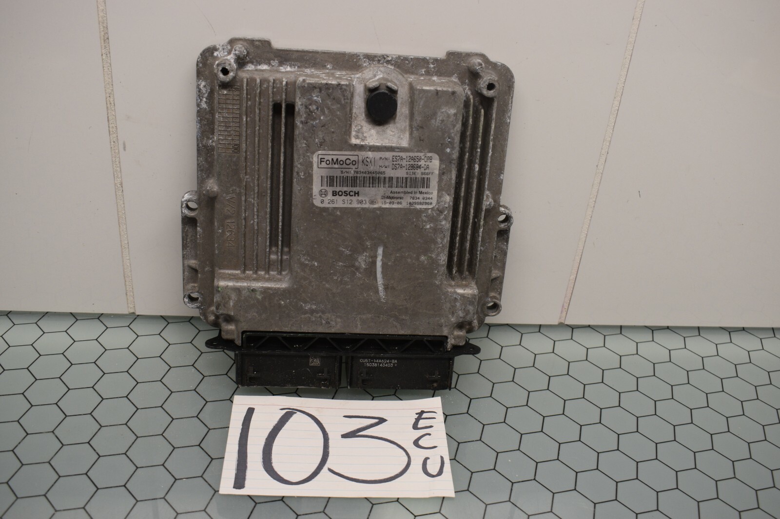 14 15 Ford Fusion  # 103 Engine Computer ECM ECU ES7A-12A650-CPB