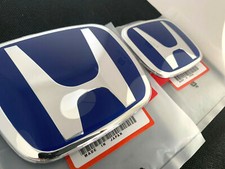 Genuine Style Front Rear Blue Emblem Badge For Honda Crv 2012 2016 Rm Rm2