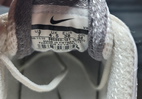 Nike Womens Steady Run 395863-101 White Running Shoes Sneakers Size 7 - Picture 7 of 7