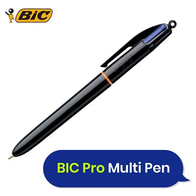 BIC 4 Colours Original Pens, Multi Coloured Pens All In One, Biro Pens, Medium 1