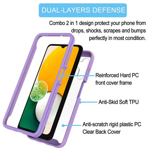 For Samsung Galaxy A13 5G Case Slim Phone Cover Tempered Glass Screen Protector - Picture 25 of 39