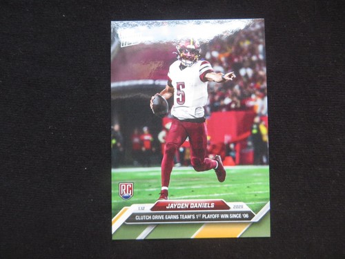 2024 Topps Now - Jayden Daniels ROOKIE CARD RC - Washington Commanders
