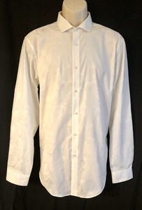 white camo dress shirt
