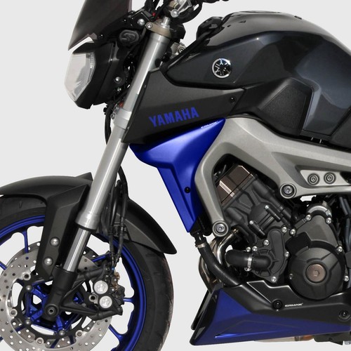 Radiador Ermax mejillas azul mate (azul de carrera) Yamaha MT-09 2014-2015 - Imagen 2 de 2