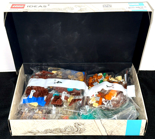 NEW! LEGO IDEAS: SHIP IN A BOTTLE 92177 / OPEN BOX / SEALED BAGS - Picture 4 of 5