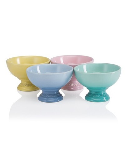 Le Creuset Ice Cream Cup Sorbet Collection 250ml Matt pastel Set of 4 Japan NEW - Picture 6 of 16