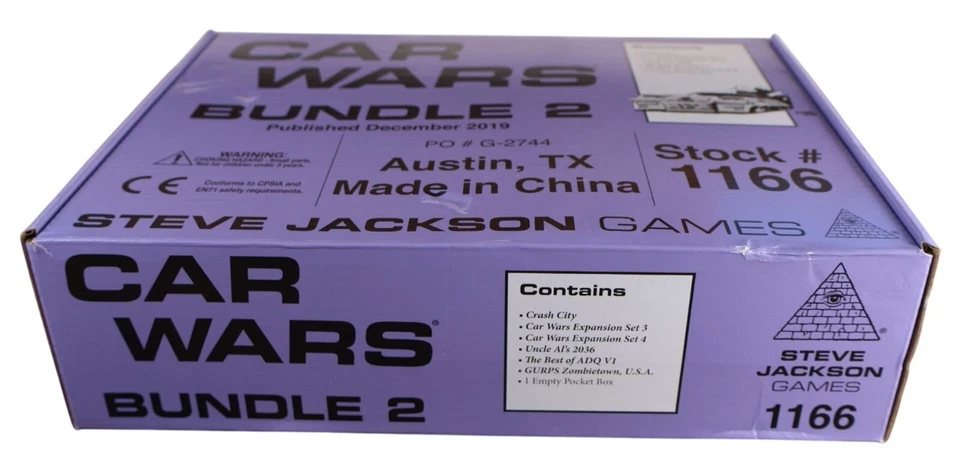 Car Wars Pocket Box Bundle 2 Steve Jackson Games Expansion Set 2 & 3​ - Image 2 of 4