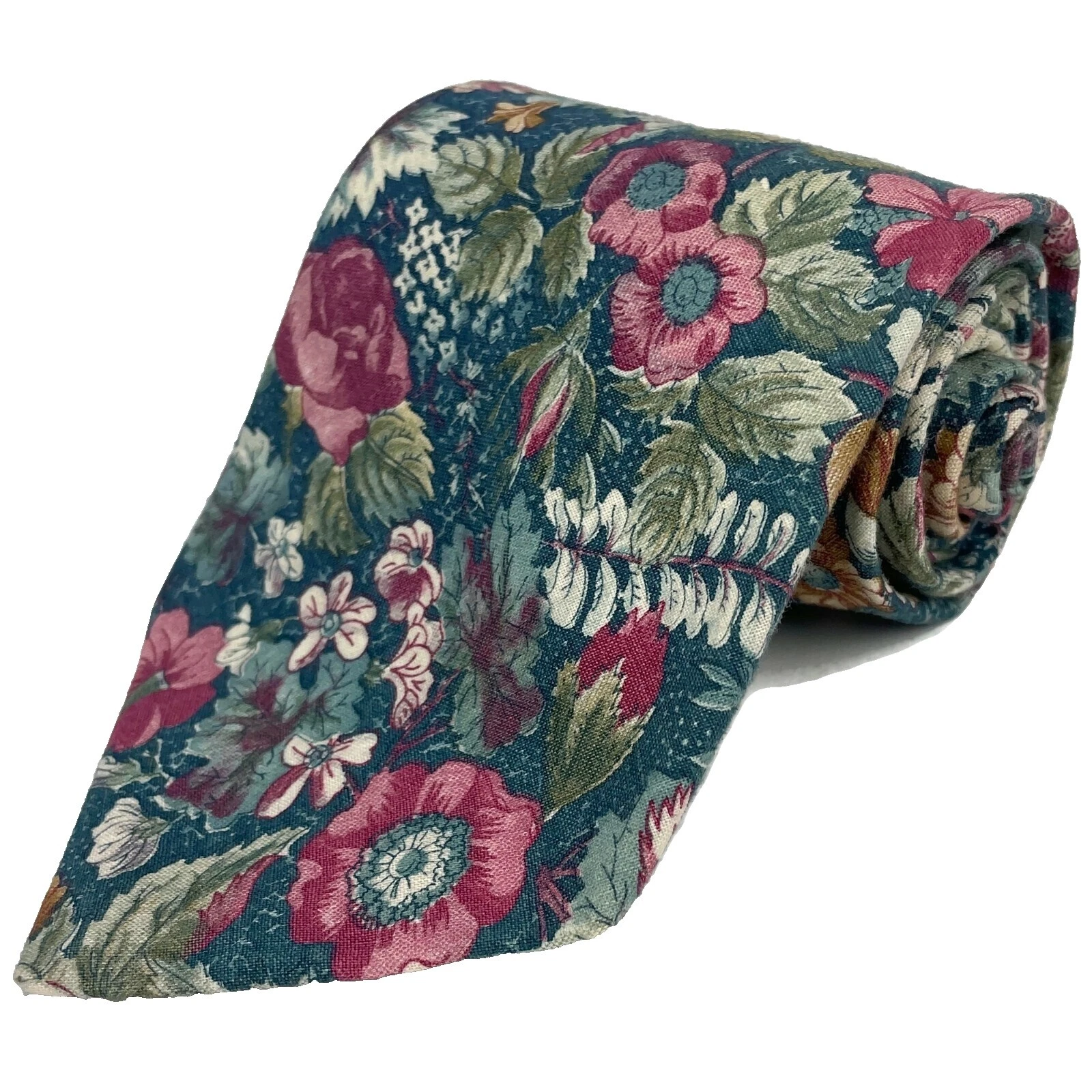 Floral Abstrato 100% algodão Gravatas para Homens