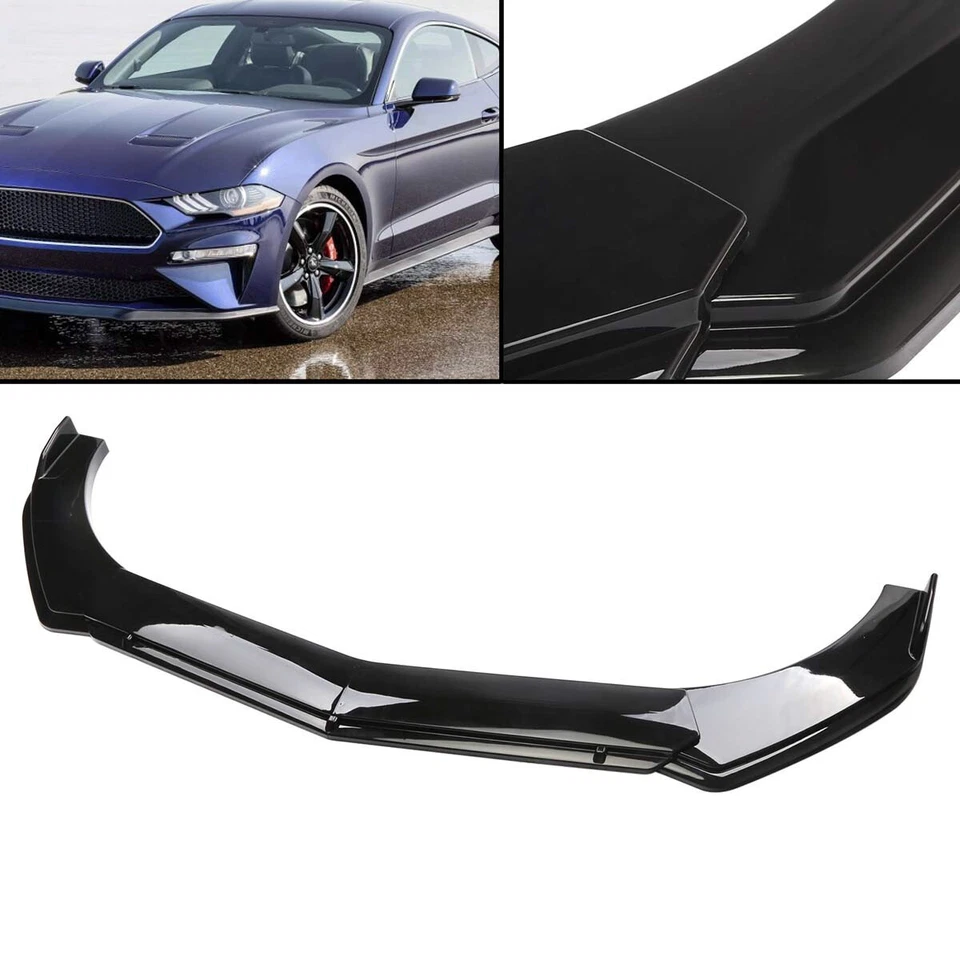 4Pcs Front Bumper Lip Splitter Spoiler Black For Mazda CX3 CX-30 CX-50 CX9 Foto 4 de 4