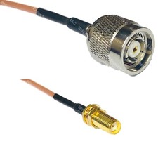 RG316 RP-TNC MALE to SMA Female Long RF Cable Rapid-SHIP LOT