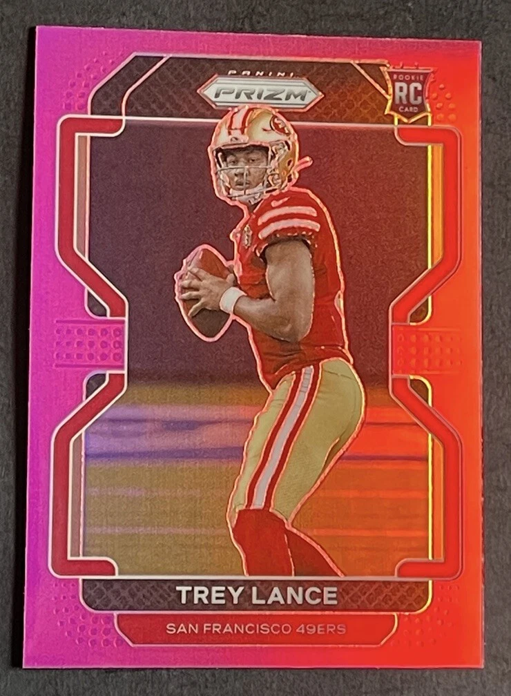 2021 Panini Prizm Trey Lance Rookie Pink Prizm RC #333 49ers