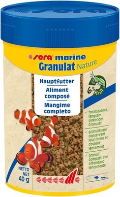 marine Granulat Nature 100 ml  Hauptfutter aus Granulat für Meerwasserfische,...