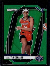 2024 Panini Prizm WNBA Aaliyah Edwards #142 RC Rookie Green Prizm