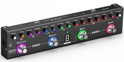 Multi Effects Guitar Pedal, Guitar Effects Pedal with 36 Presets, Editable 4 ...