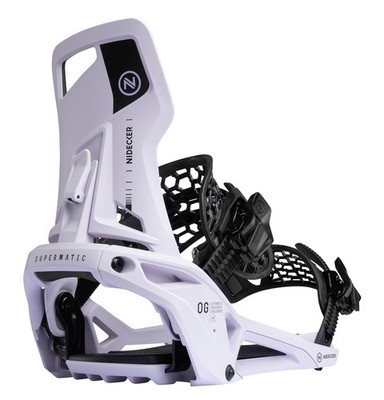 Nidecker OG SuperMatic Women's Drop In Snowboard Bindings Heather Medium