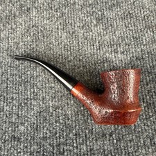Vintage Carey Magic Inch Rusticated Sitter Briar Estate Tobacco Pipe Beautiful