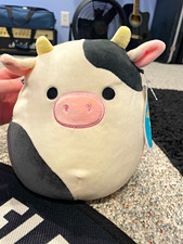 Squishmallows Connor Cow Plush Toy, Tag Included, Small 6-14 in, 3 , 2017