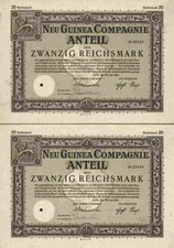 4 x Nowa Gwinea Comp. 1926 Wenezuela Afryka Zachodnia Hamburg 20 RM Plantacje kolonialne