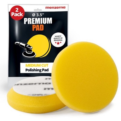 menzerna 3.5 Inch 2X Premium Polishing Pads Medium Cut for Fine... 