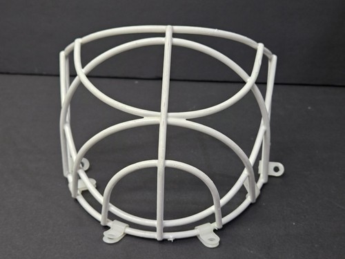 Vintage COOPER Cat-Eye Junior Face cage grid White 6 1/4'' wide 5 oz Excellent - Picture 2 of 5