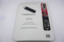 Plantronics M55 Bluetooth 3.0 Headset w/ Car Charger Brand New Sealed RARE