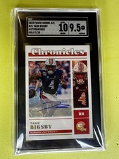 2023 Panini Chronicles Draft Picks Tank Bigsby Gold Auto /10 SGC 9.5 #21
