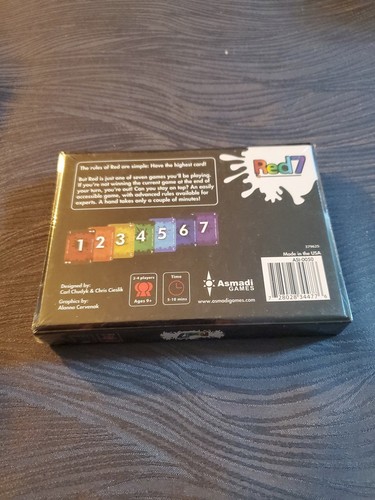 Juego de cartas Red7. NUEVO PRECINTADO - Imagen 2 de 3