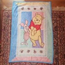 1999 Disney Winnie the Pooh Piglet Baby Blanket 45X29.5