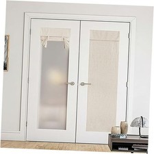 Door Curtains for Window, Linen Farmhouse 100 30"W x 72"L Pack of 1 Beige