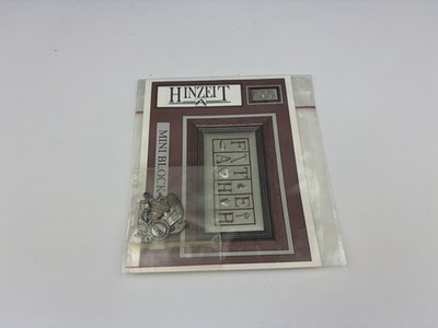 HINZEIT Charmed Father Mini Block Counted Cross Stitch Pattern With Charms 9S