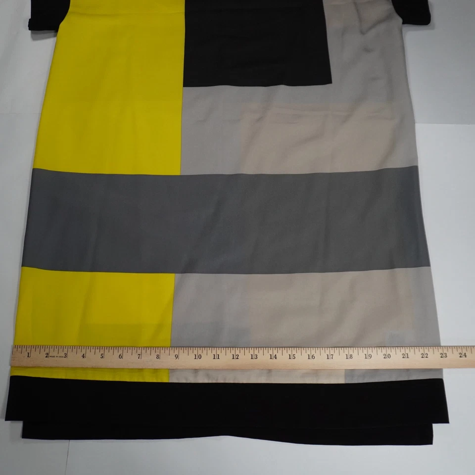 Reed Krakoff Mujer Bloque Color Estilo Amarillo Negro Gris Top M Foto 4 de 4