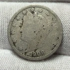 Photo of a 1908-P Liberty Nickel from an eBay listing that sold on Jul 17, 2026